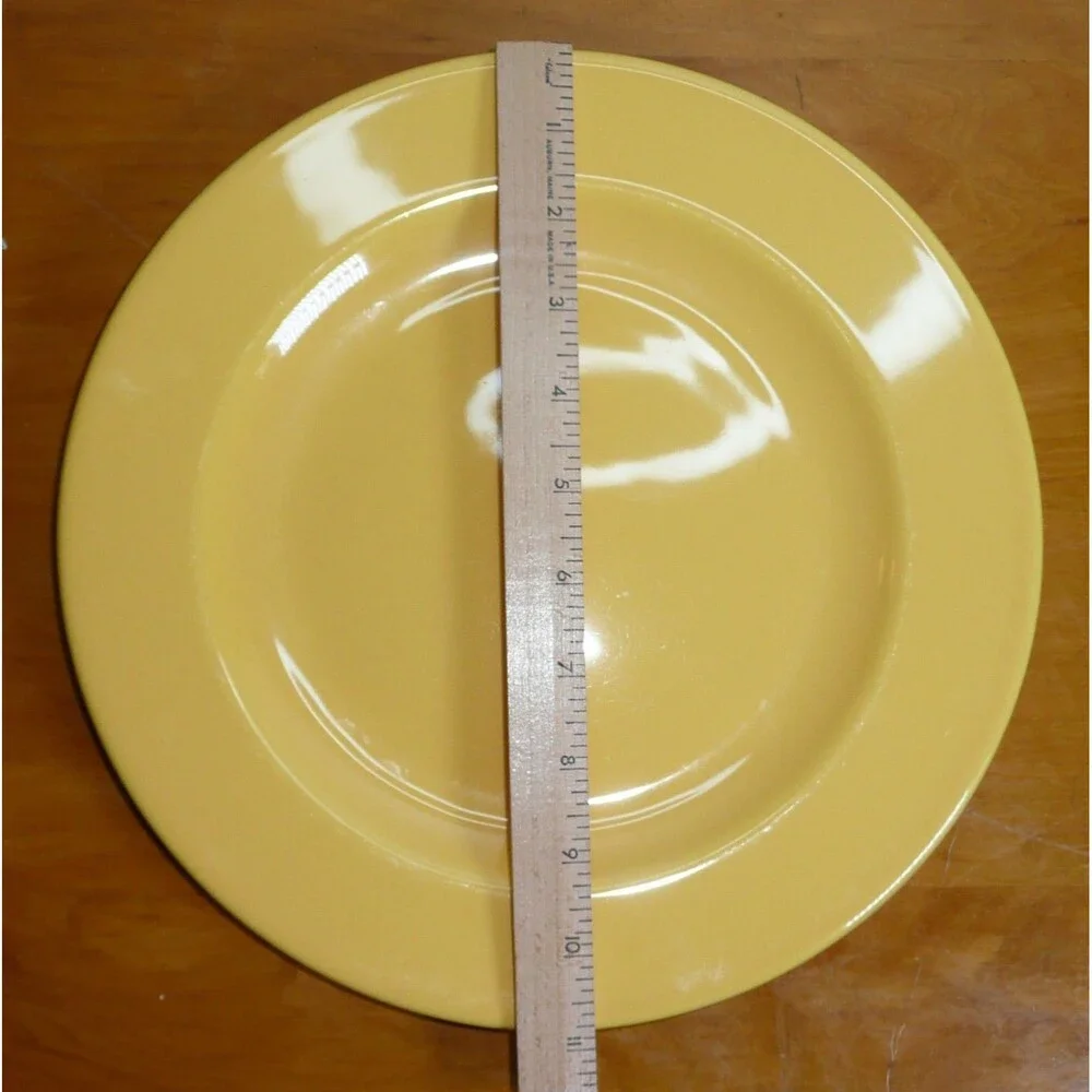 Yellow Ceramic Dinner Plate - Home Dining